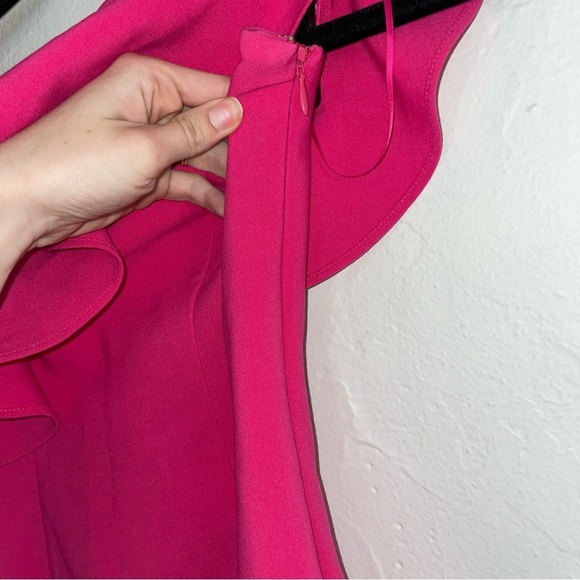 Likely Norvina Ruffle Asymmetrical One Shoulder Mini Dress - Picture 6 of 9